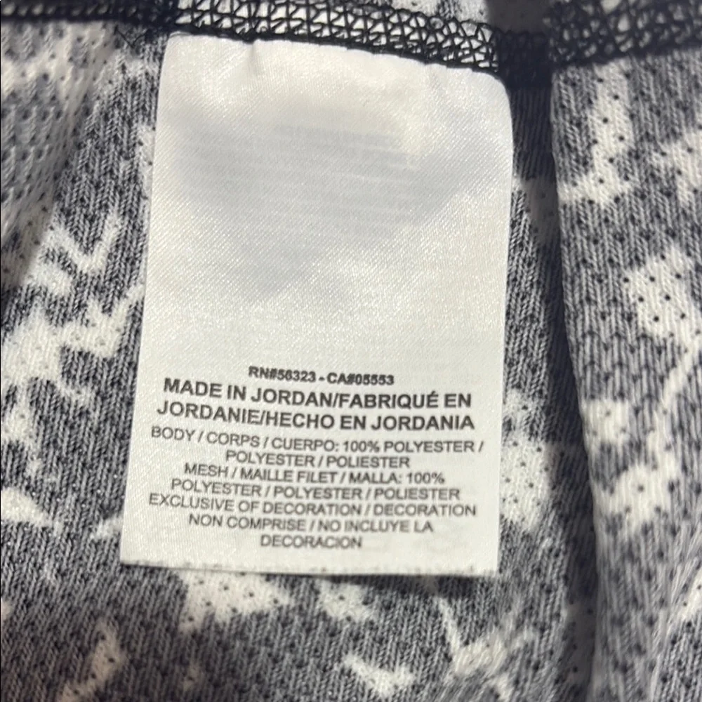 Nike Black and White Camisole Top